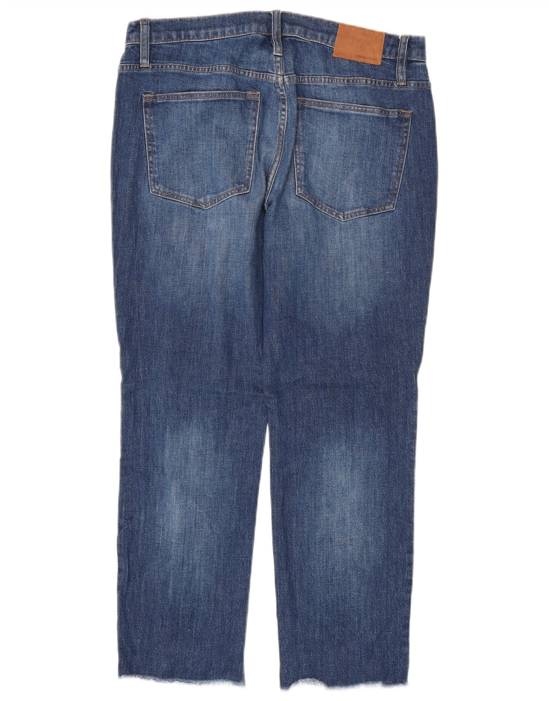 J. CREW Γυναικείο τζιν ίσιο W30 L27 Μπλε βαμβακερό
