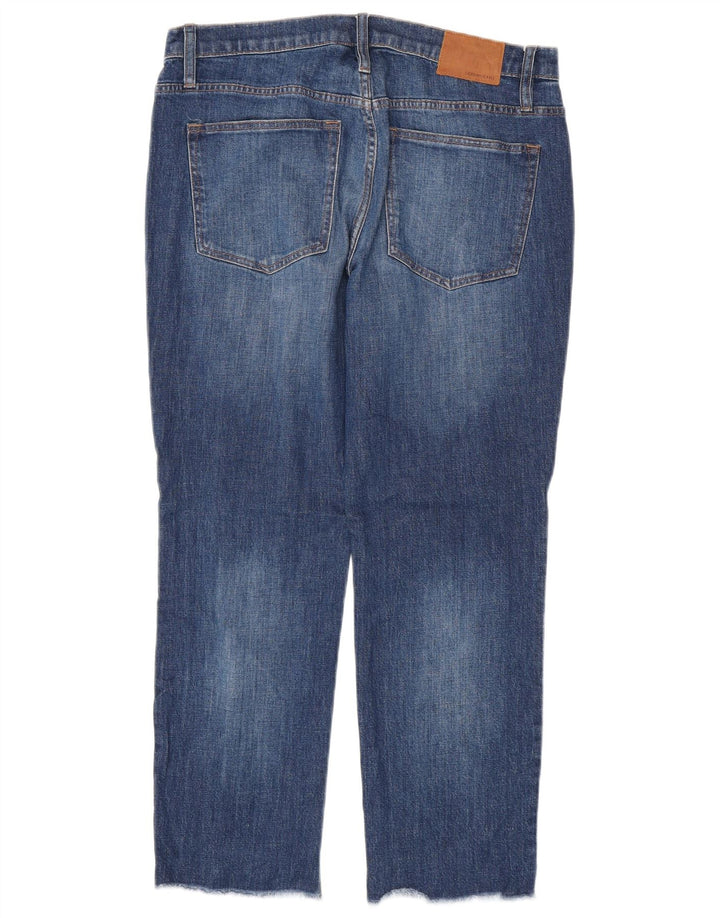 J. CREW Γυναικείο τζιν ίσιο W30 L27 Μπλε βαμβακερό
