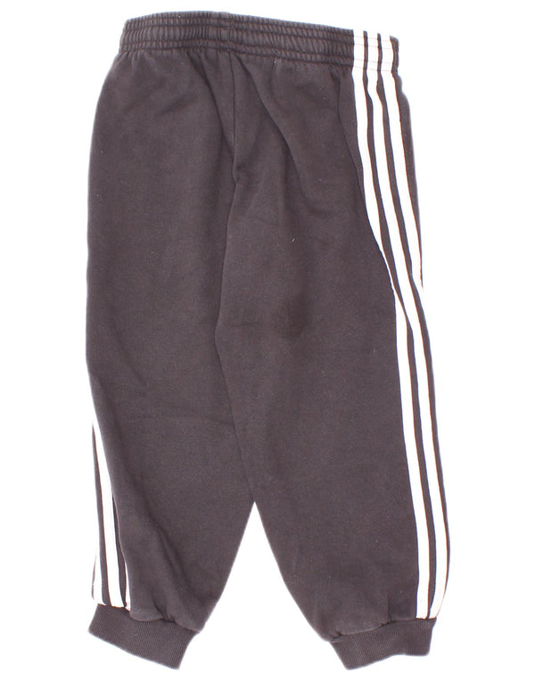 Adidas Boys αθλητική φόρμα παντελόνι Joggers 3-4 ετών μαύρο βαμβακερό