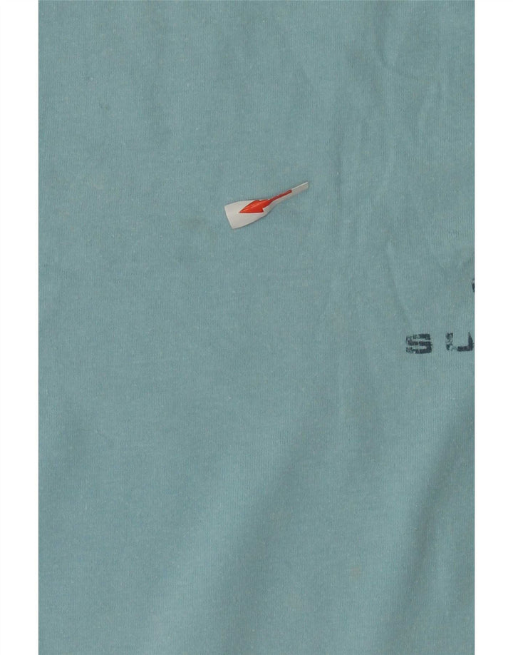 Ανδρικό γραφικό T-Shirt Murphy & Nye Top μεγάλο μπλε βαμβακερό