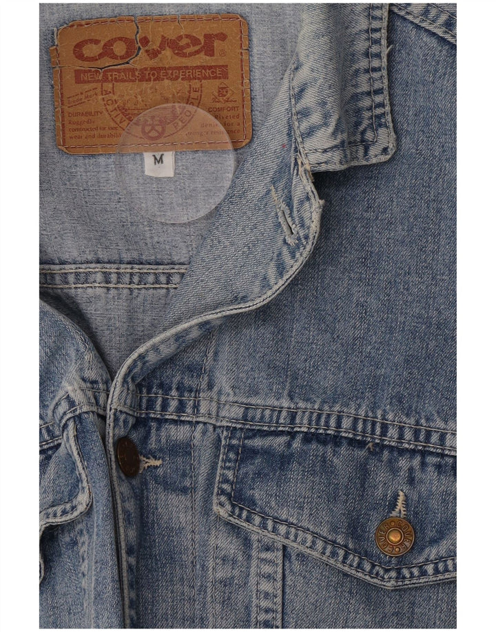 Κάλυμμα Ανδρικό τζιν μπουφάν UK 38 Medium Blue