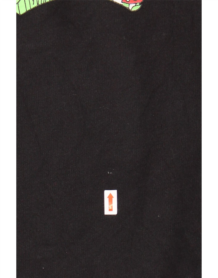 Γυναικείο γραφικό φούτερ LEVI'S Jumper UK 10 Μικρό μαύρο φλοράλ βαμβακερό