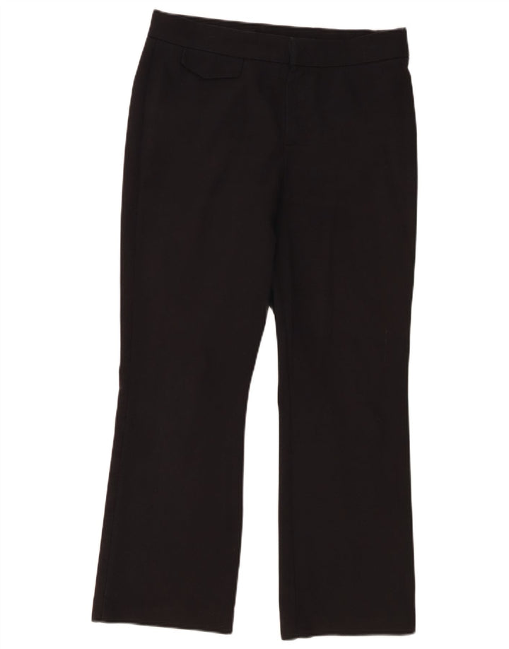 Zara Γυναικείο Μποτάκι Cropped Παντελόνι Medium W28 L25 Μαύρο βαμβακερό