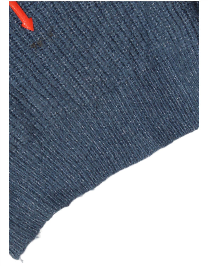 Ανδρικό πουλόβερ Marks & Spencer Crew Neck Jumper 2XL Blue Polyamide