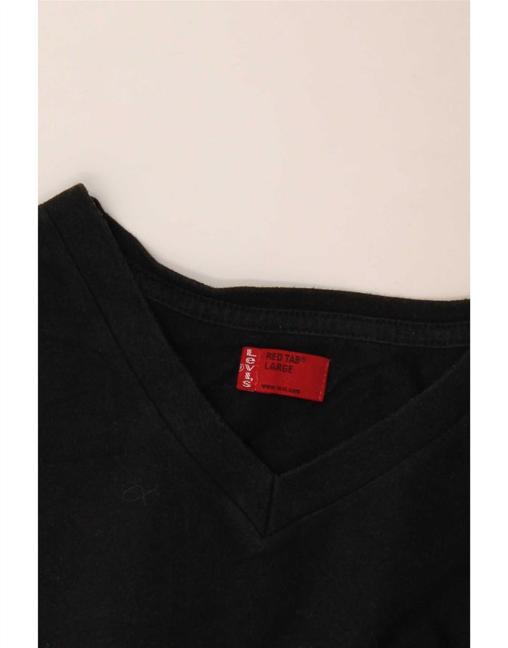Ανδρικό T-Shirt Levi's Top Large Μαύρο