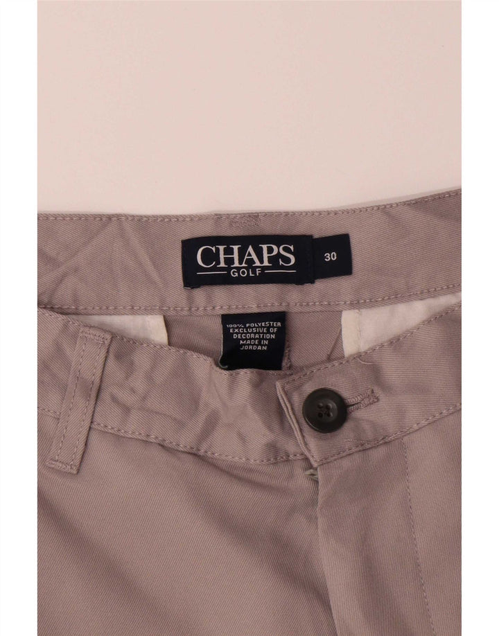 Chaps Ανδρικό σορτς Chino W30 Μεσαίο Γκρι Πολυεστέρας