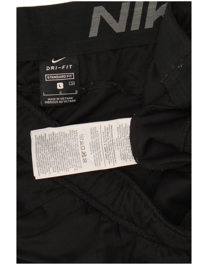 Ανδρικά σορτς Nike Dri Fit Standard Αθλητικό Σορτς Μεγάλο Μαύρο Χρώμα πολυεστέρα