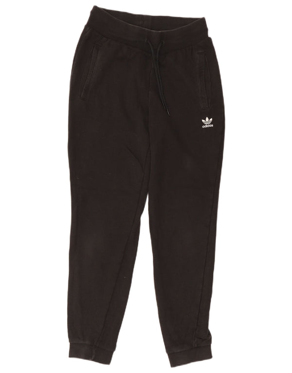 Γυναικεία αθλητική φόρμα Adidas Παντελόνι Joggers UK 10 Small Black Cotton