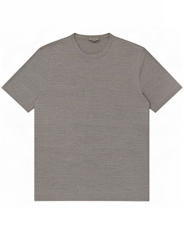 Cos Ανδρικό T-Shirt Top Medium Grey Flecked Silk