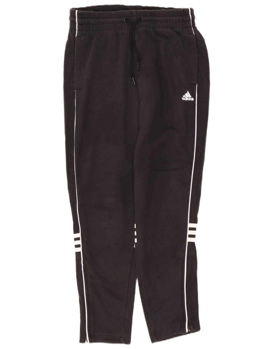 Γυναικεία φόρμα ADIDAS Παντελόνι UK 4/6 XS Μαύρο βαμβακερό