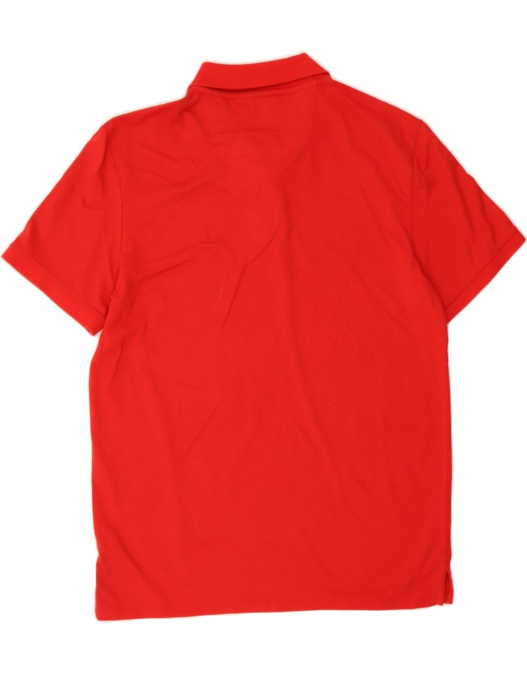 CALVIN KLEIN Mens Polo Shirt Medium Red Cotton Vintage Calvin Klein and Second-Hand Calvin Klein from Messina Hembry 