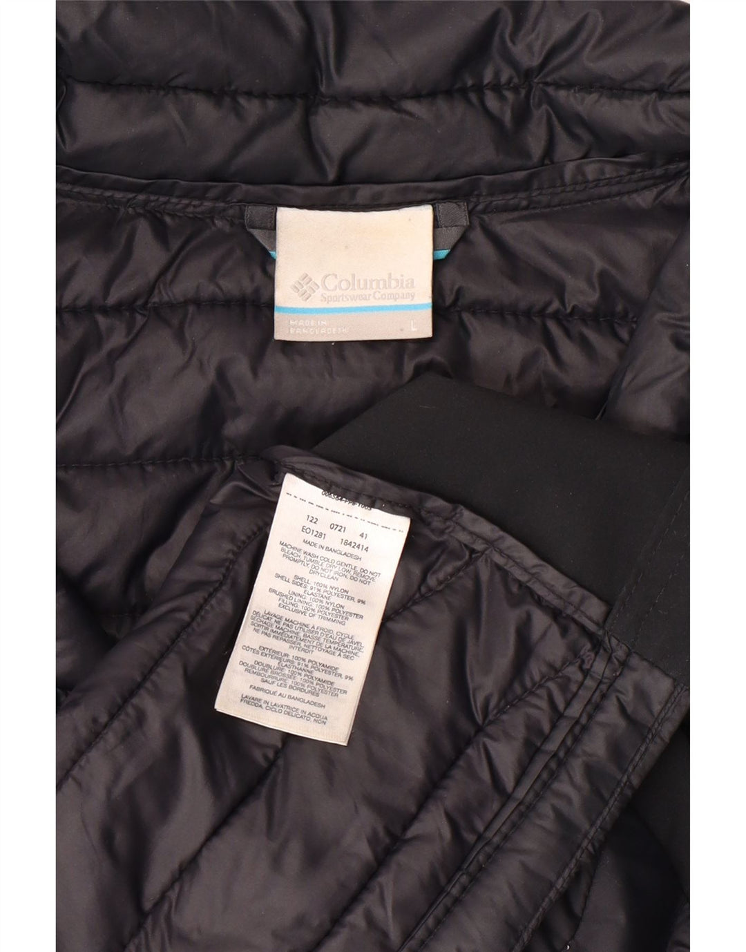COLUMBIA Ανδρικό padded Gilet UK 40 Large Black Nylon