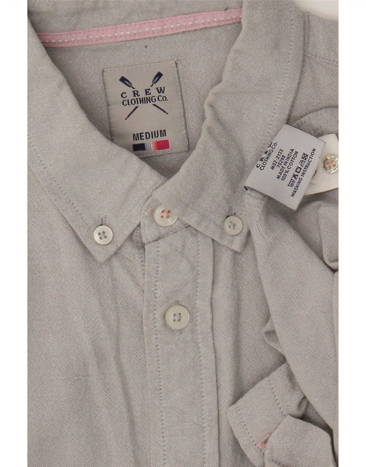 Ανδρικό πουκάμισο Crew Clothing Medium Grey Cotton