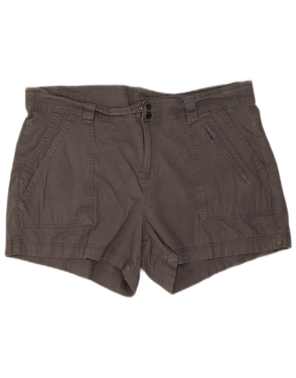 Mountain Warehouse Γυναικείο Casual Σορτς UK 16 Large W34 Γκρι βαμβακερό