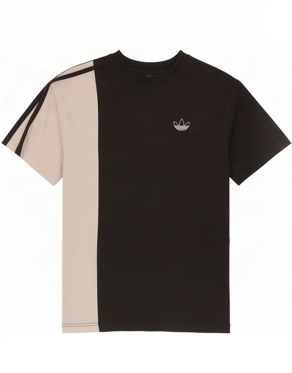 Ανδρικό T-Shirt Adidas Top XS Μαύρο Colourblock Βαμβακερό