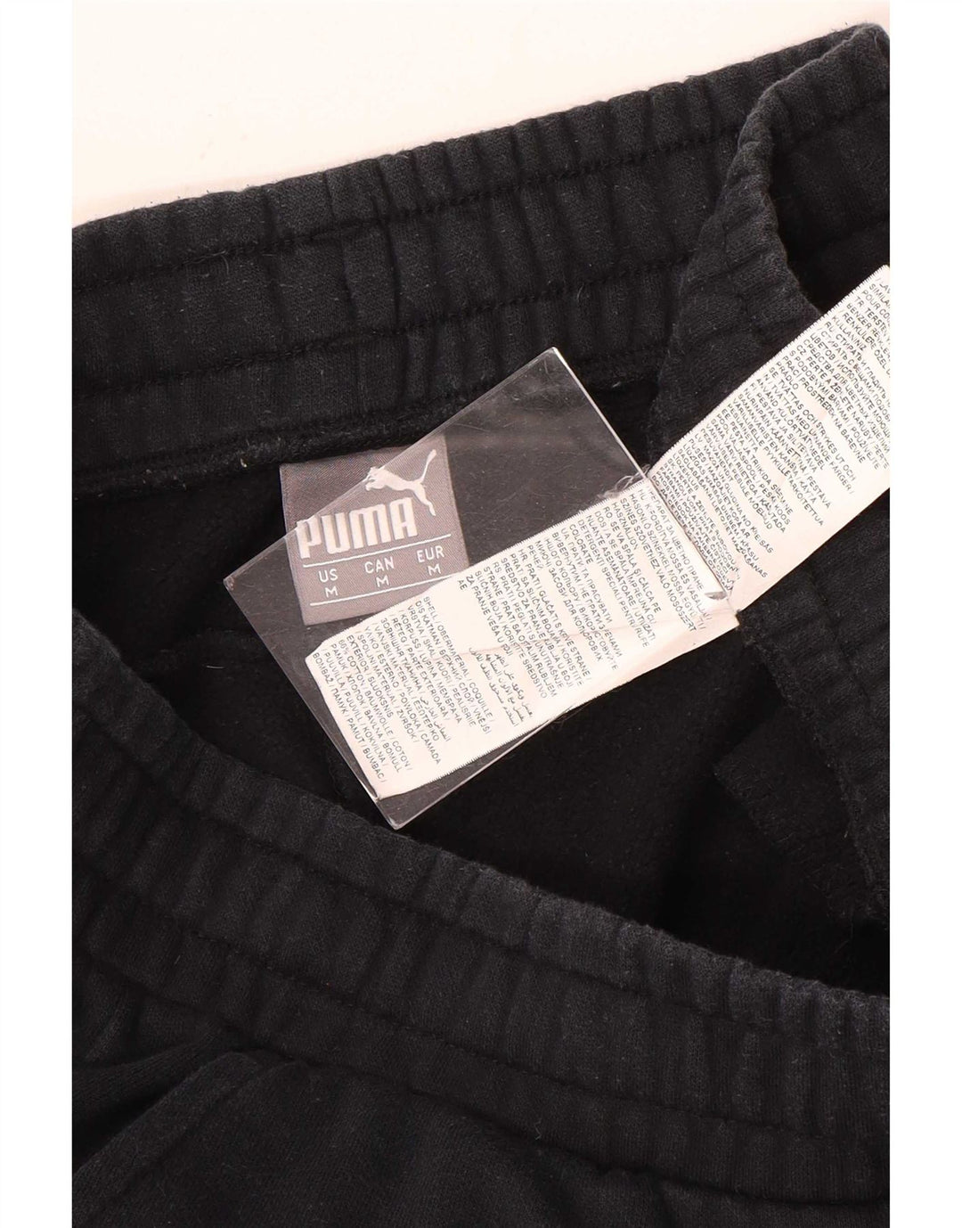 Ανδρική φόρμα Puma Παντελόνι Joggers Μεσαίο μαύρο βαμβακερό