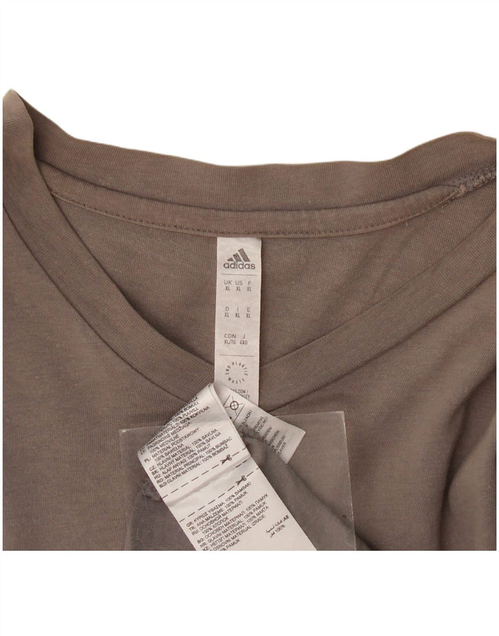 Ανδρικό T-Shirt Adidas Top XL Γκρι βαμβακερό