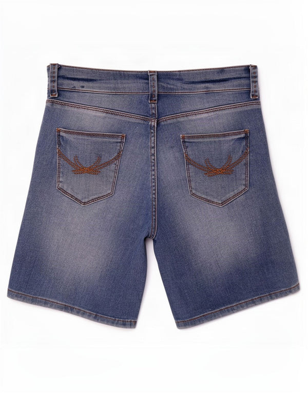 Marks & Spencer Γυναικείο τζιν σορτς UK 8 Small W26 μπλε βαμβακερό