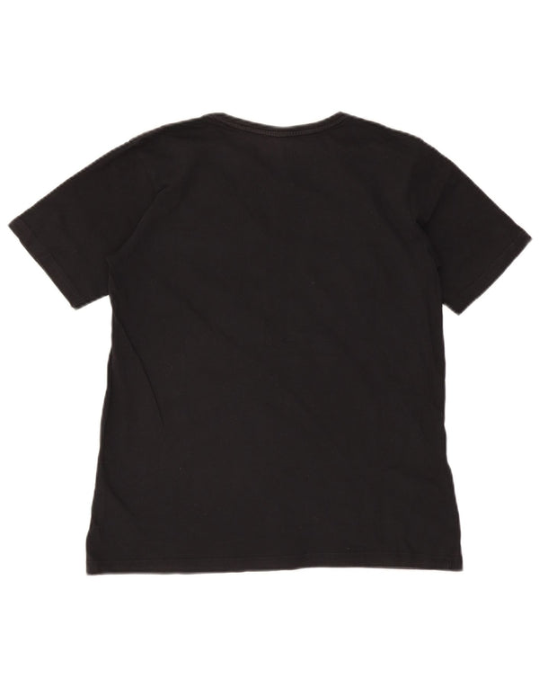 Quiksilver Boys Regular Fit T-Shirt Top 15-16 ετών Μαύρο βαμβακερό