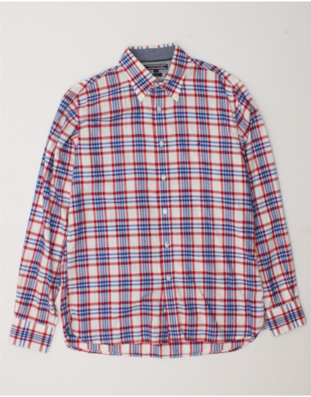 Ανδρικό πουκάμισο Tommy Hilfiger Custom Fit Μικρό πολύχρωμο βαμβακερό καρό