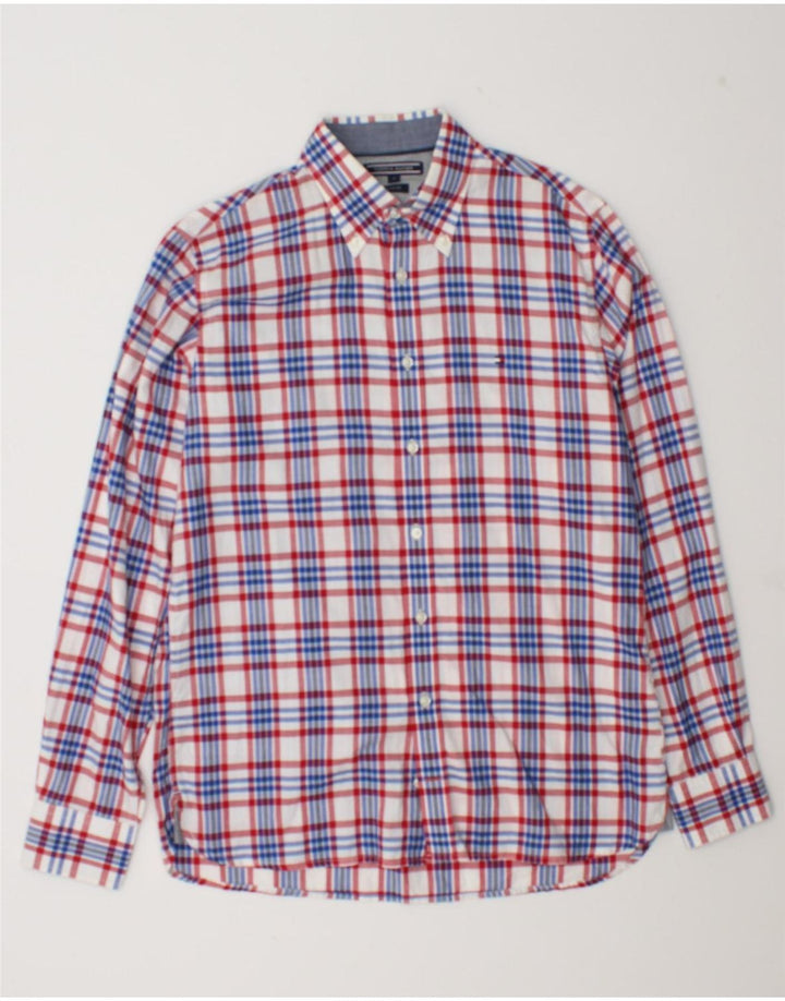 Ανδρικό πουκάμισο Tommy Hilfiger Custom Fit Μικρό πολύχρωμο βαμβακερό καρό