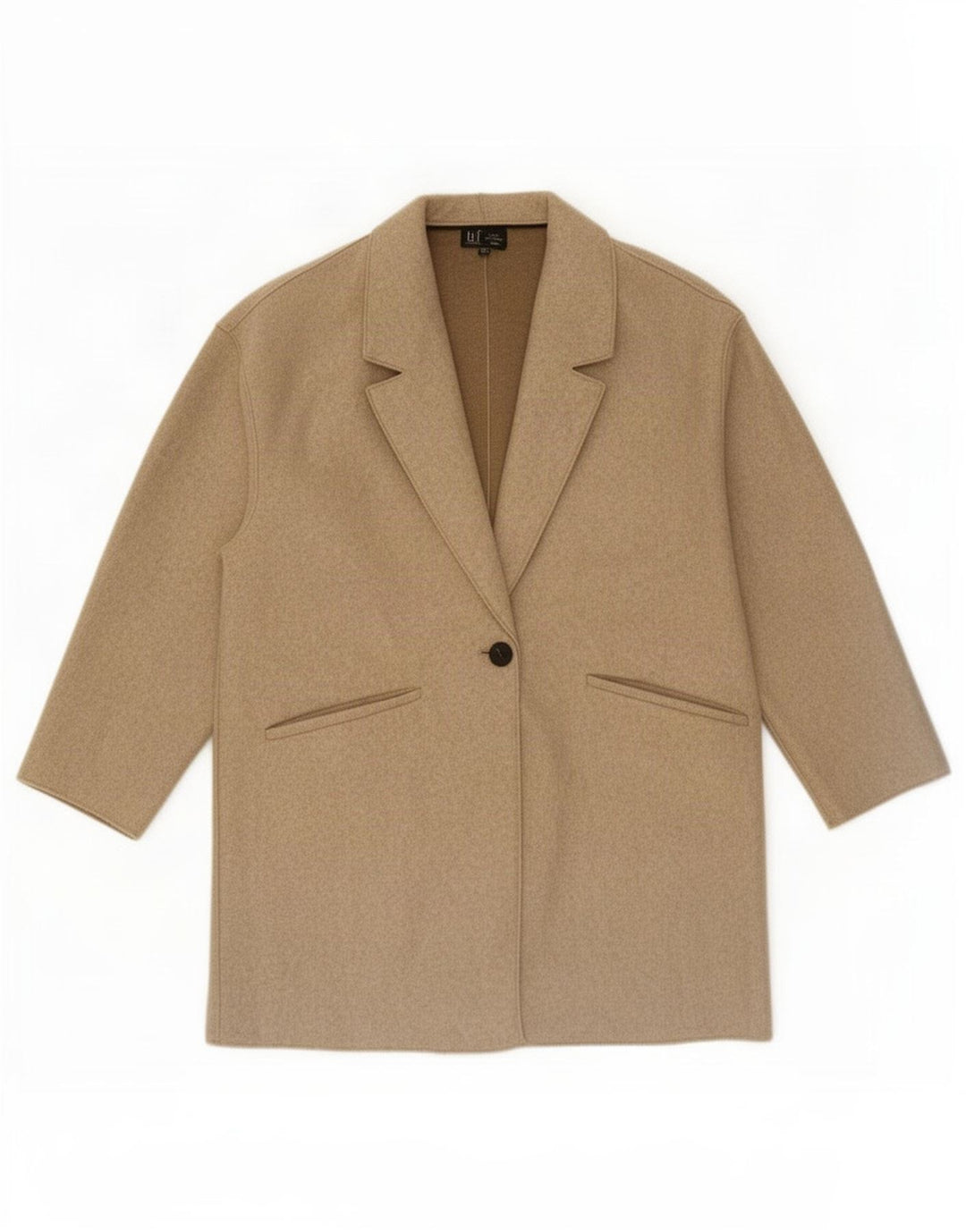 Zara Γυναικείο Πανωφόρι Trafaluc UK 16 Large Beige Polyester