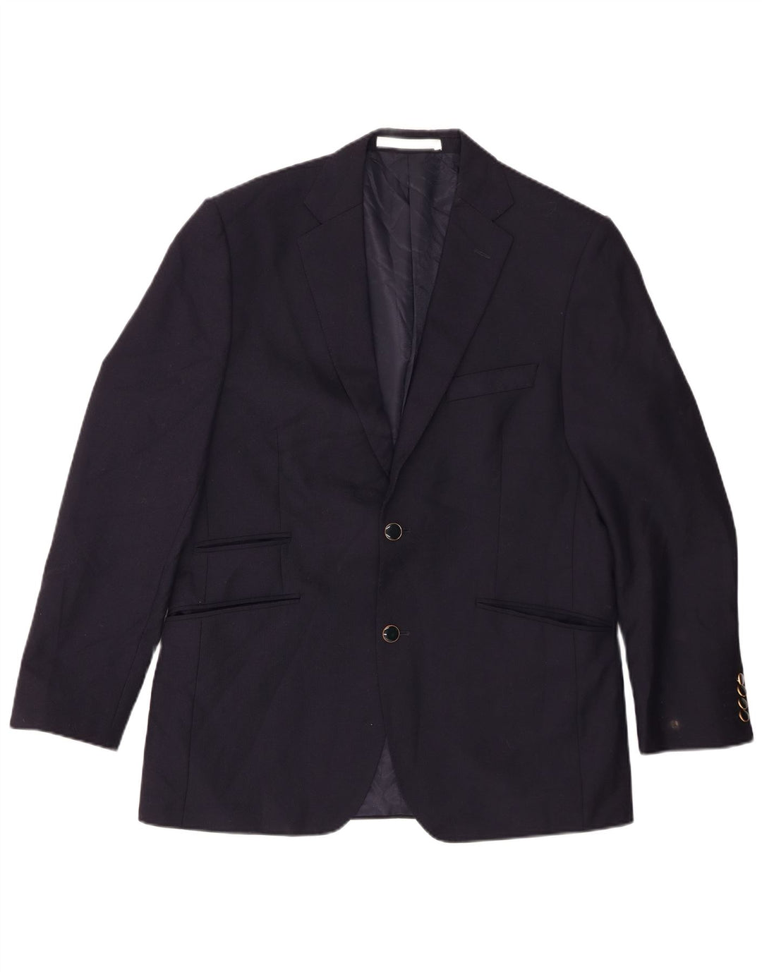 Marks & Spencer Ανδρικό μπλέιζερ με 2 κουμπιά μπουφάν UK 40 Medium Navy Blue Wool