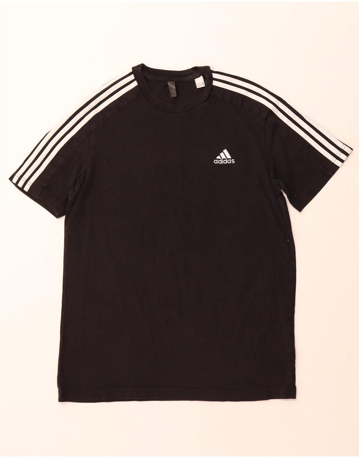 Ανδρικό T-Shirt ADIDAS Top Μεσαίο μαύρο βαμβακερό