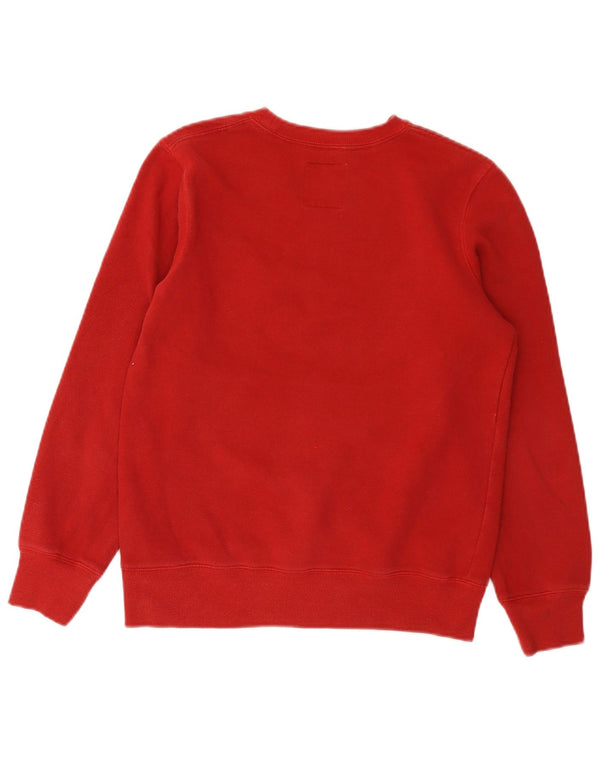 Γραφικό φούτερ Levi's Boys Jumper 15-16 ετών Βουργουνδί βαμβακερό