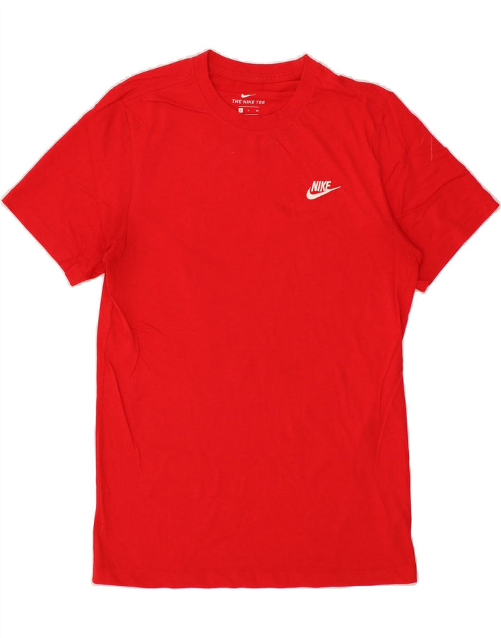 NIKE Mens T-Shirt Top Small Red Cotton Vintage Nike and Second-Hand Nike from Messina Hembry 