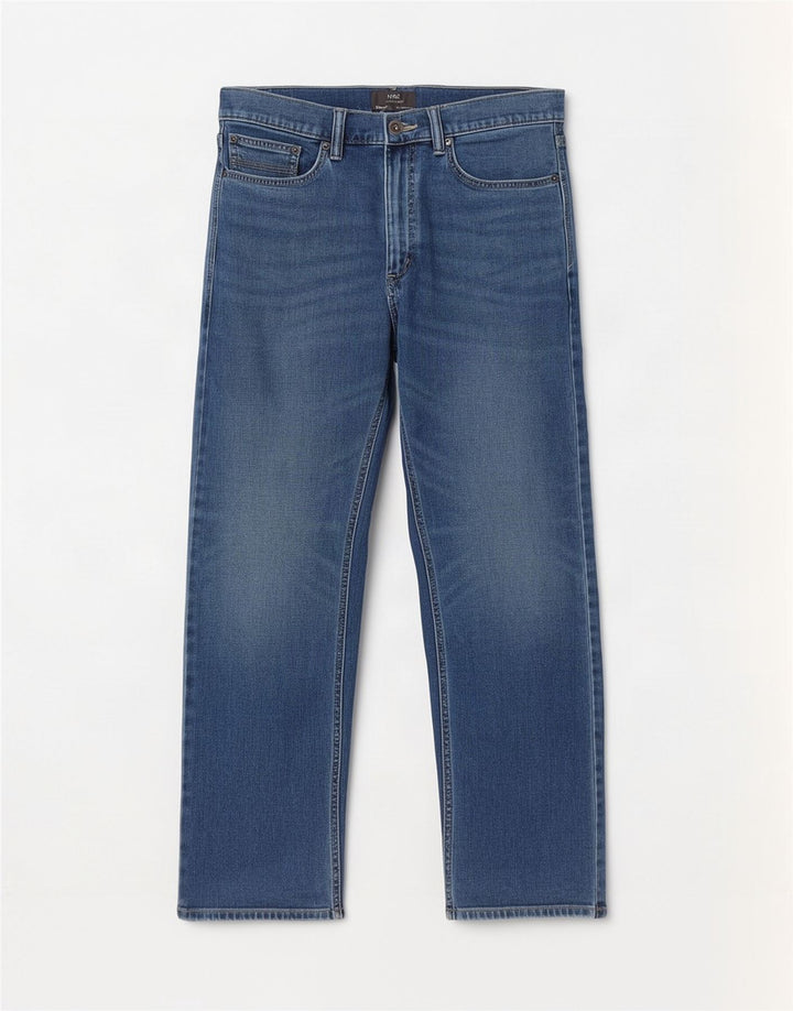 Ανδρικό τζιν ίσιο Marks & Spencer W32 L29 Μπλε βαμβακερό