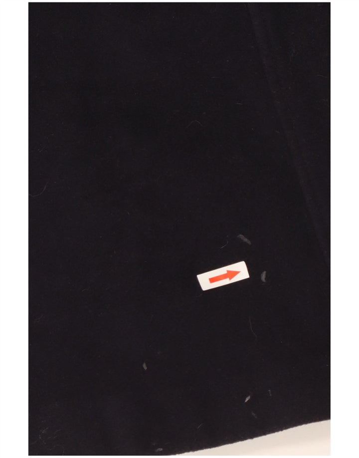 Monsoon Γυναικείο παλτό με διπλό στήθος UK 8 Small Navy Blue Wool