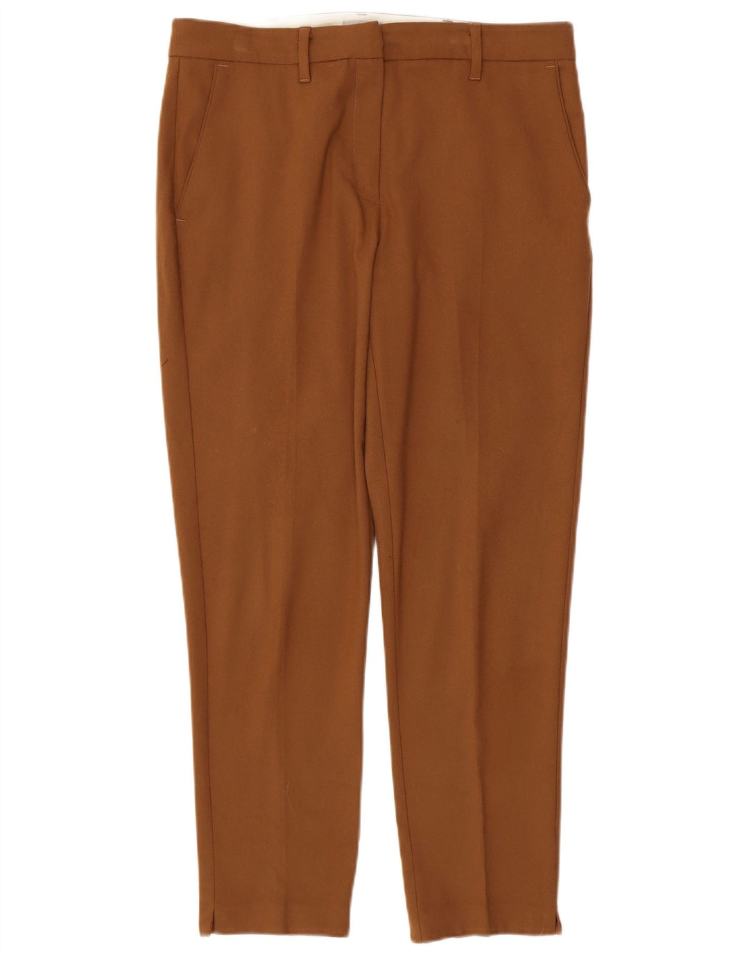 MARELLA Γυναικείο Slim Suit Παντελόνι UK 14 Large W34 L28 καφέ πολυεστέρας