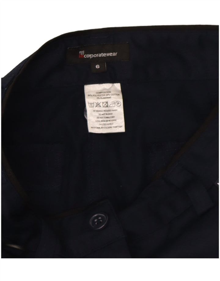 Marks & Spencer Γυναικεία βερμούδα UK 6 XS W26 Navy Blue Polyester