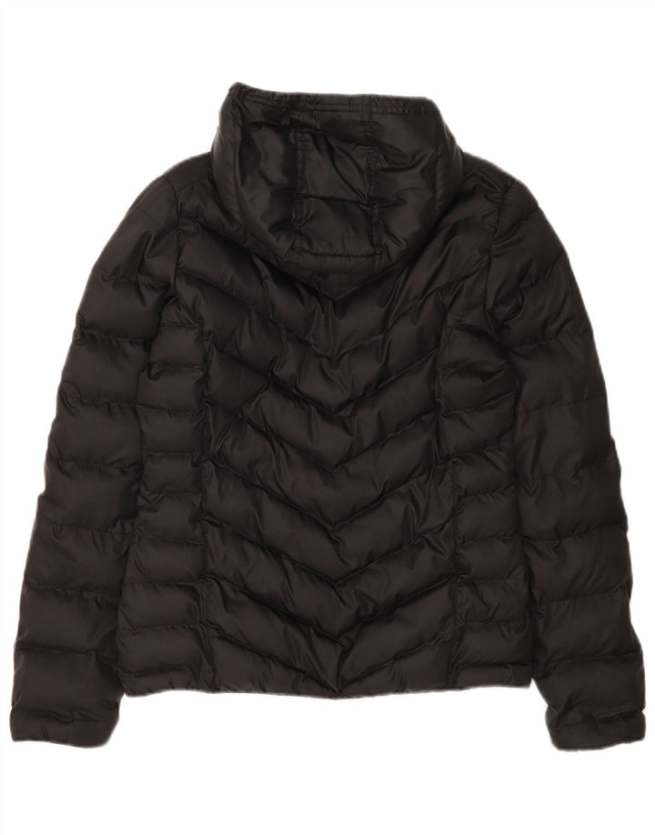 Γυναικείο μπουφάν με κουκούλα Adidas UK 10 Small Black Polyester