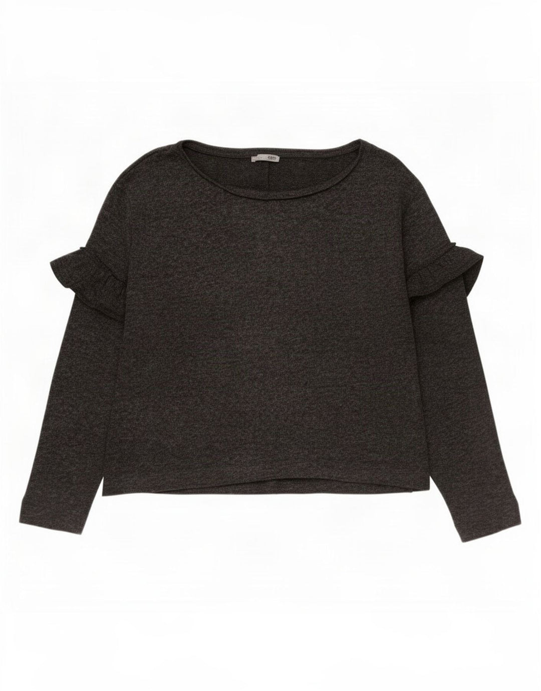 Zara γυναικείο τοπ μακρυμάνικο UK 14 Medium Grey