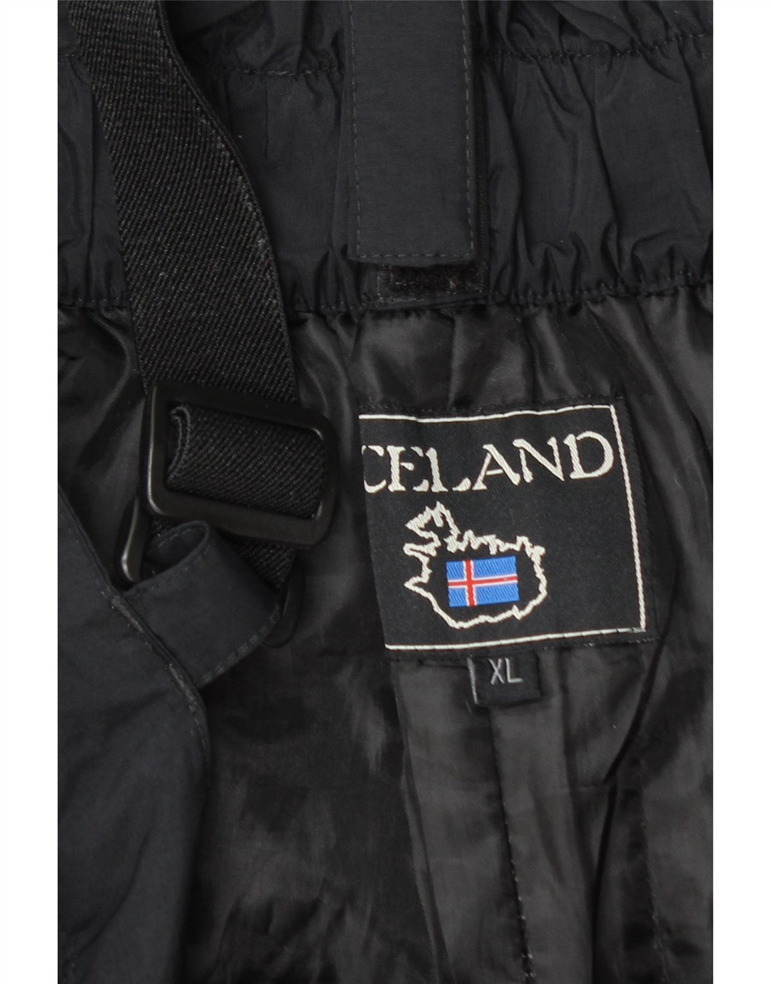 Ανδρικό παντελόνι σκι Iceland Dungarees XL Μαύρο νάιλον