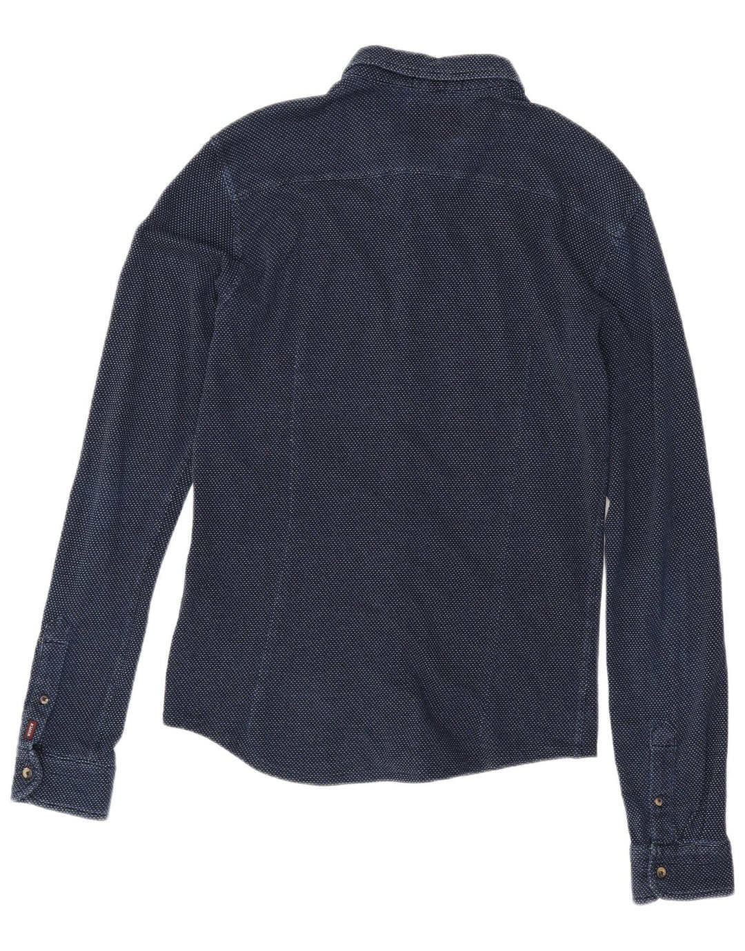 Ανδρικό πουκάμισο Scotch & Soda, Βαμβακερό μεσαίο μπλε ναυτικό