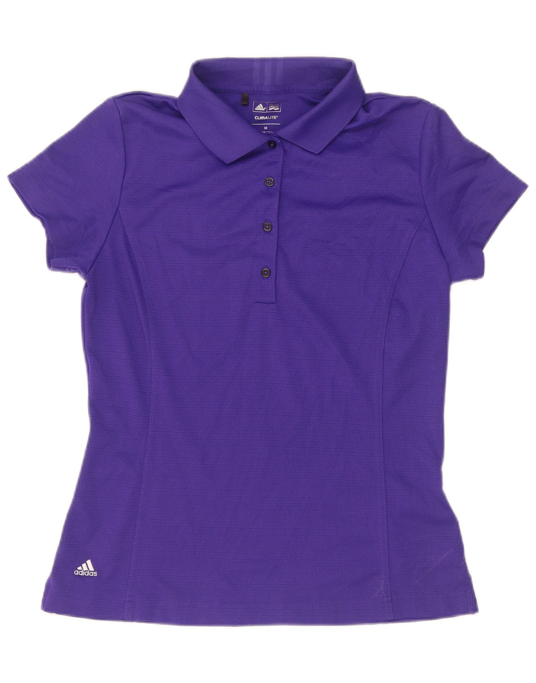 Γυναικείο πουκάμισο Adidas Climalite Polo UK 12 Medium Purple Polyester