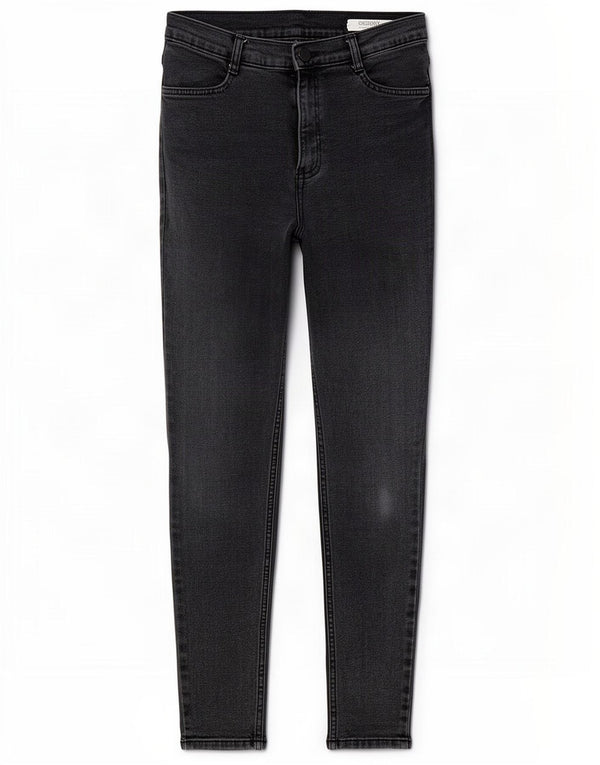 Marks & Spencer Γυναικεία Skinny Jeans UK 8 Small W27 L26 Γκρι βαμβακερό
