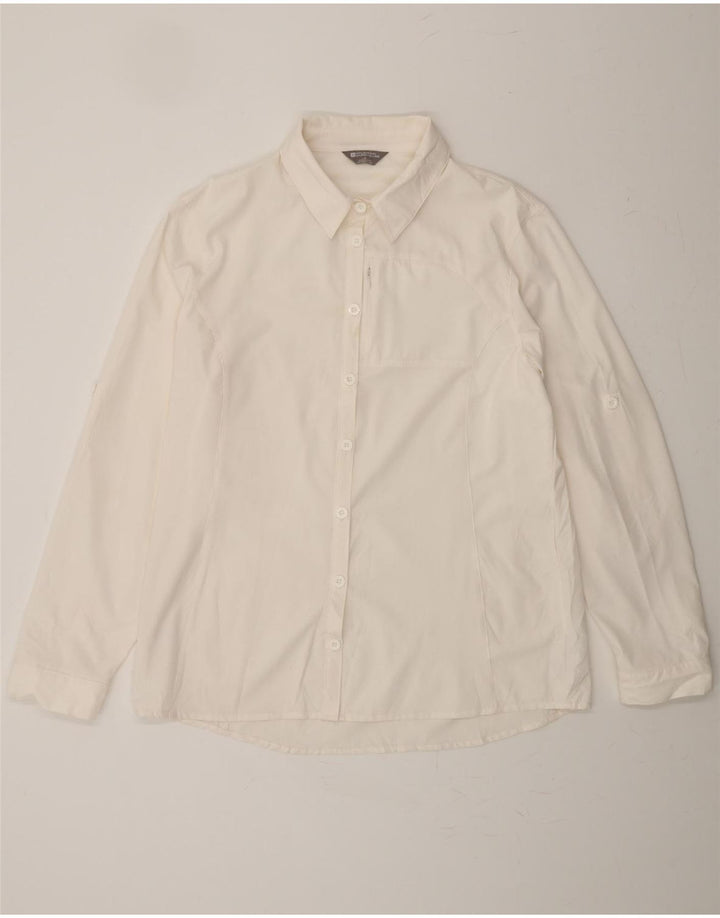 MOUNTAIN WAREHOUSE Womens Shirt UK 18 XL  Off White Polyester Vintage Mountain Warehouse and Second-Hand Mountain Warehouse from Messina Hembry 