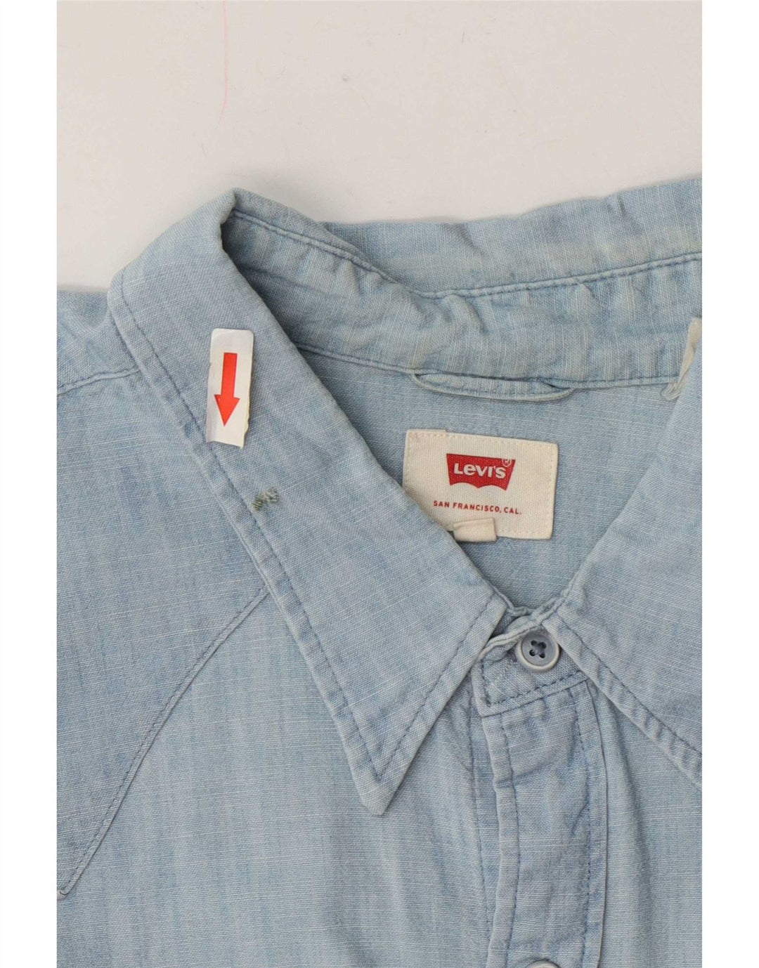 Ανδρικό πουκάμισο Levi's Large Blue