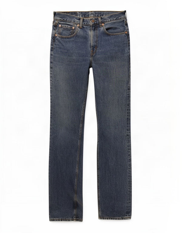 Levi's Womens 595 Straight Jeans W30 L34 Blue Cotton