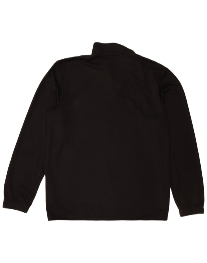 Adidas Ανδρική φόρμα πουλόβερ με φερμουάρ Climalite Top XL Μαύρο Πολυεστέρας