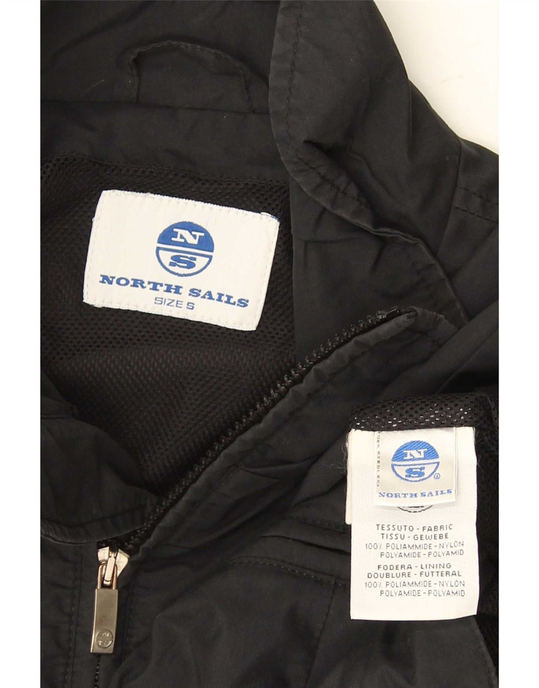Ανδρικό μπουφάν βροχής North Sails UK 36 Small Black Polyamide