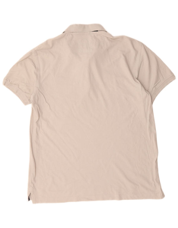 Crew Clothing Ανδρικό πουκάμισο πόλο XL Λευκό βαμβακερό