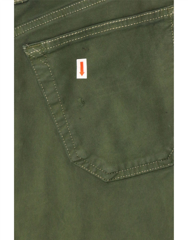 JECKERSON Mens Straight Jeans W36 L34 Green