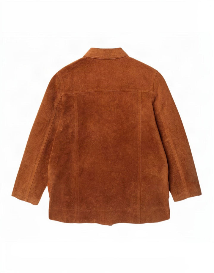Privilegi Γυναικείο Suede Jacket IT 46 Large Brown Δερμάτινο
