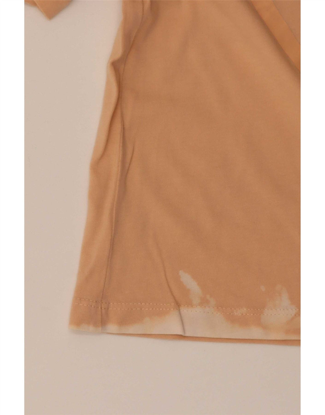 Γυναικείο γραφικό μπλουζάκι Guess Crop Top UK 12 Medium Orange