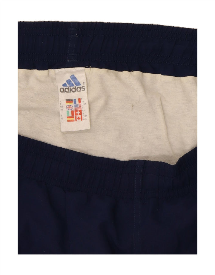 ADIDAS Mens Sport Shorts Large Navy Blue Polyester Vintage Adidas and Second-Hand Adidas from Messina Hembry 